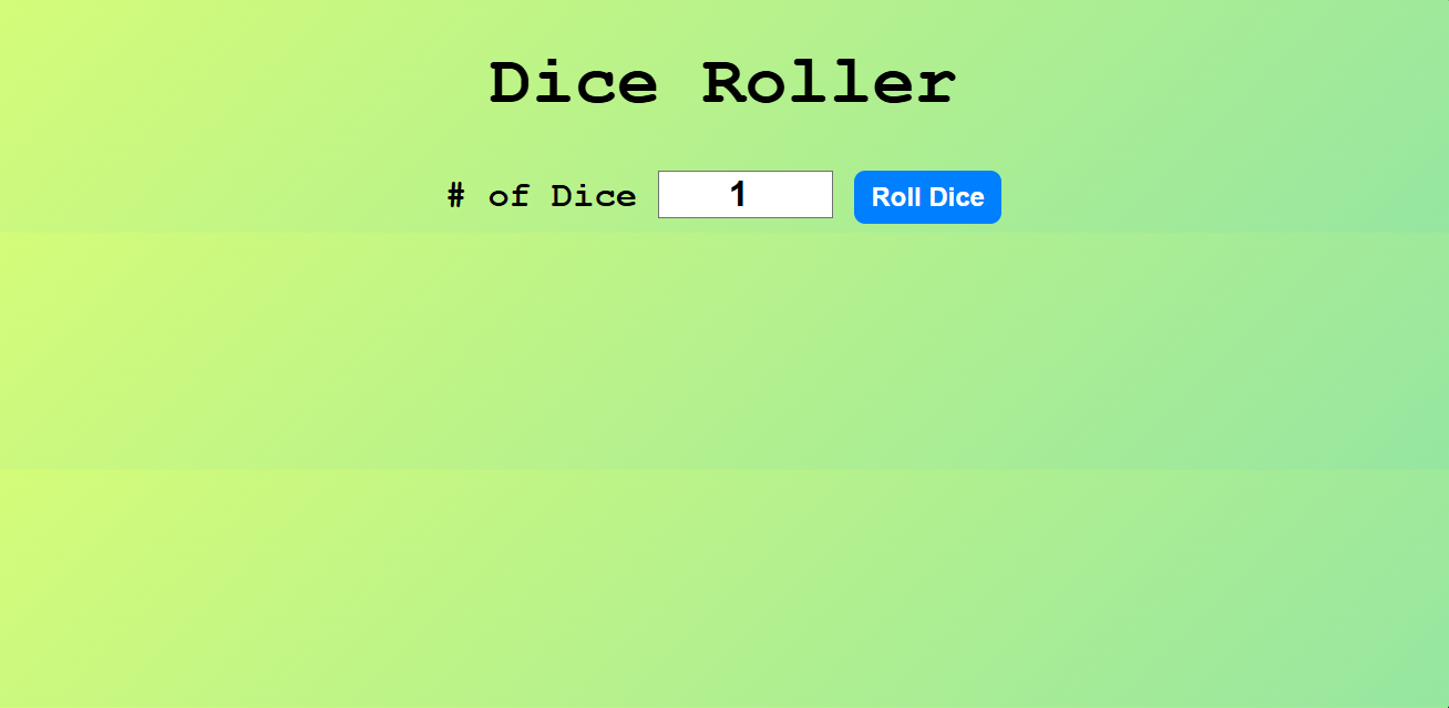 Dice Roller