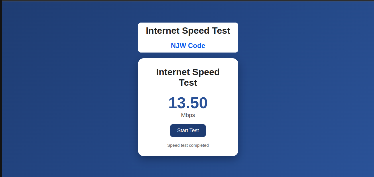 speedTest